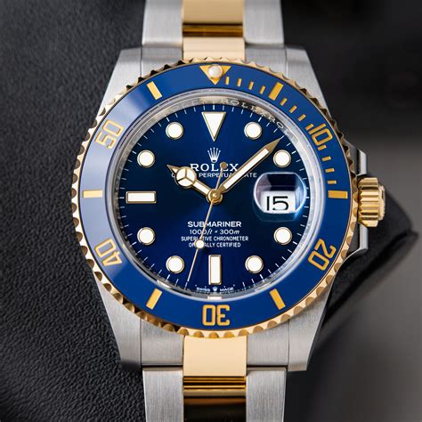 2 tone rolex submariner wrist|rolex submariner value chart.